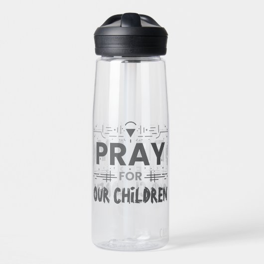Bete für unsere Kinder Trinkflasche (Vorne)