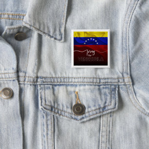 Bete für Venezuela – Venezolanische Flagge Unterst Button