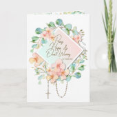 Bete Hoffnung mach dir keine Sorgen Padre Pio Karte (Vorderseite)