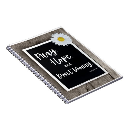 Bete, Hoffnung und mach dir keine Sorgen im Prayer Notizblock (Rechte Seite)