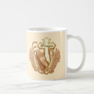 Bete immer Christliche Cross Tasse