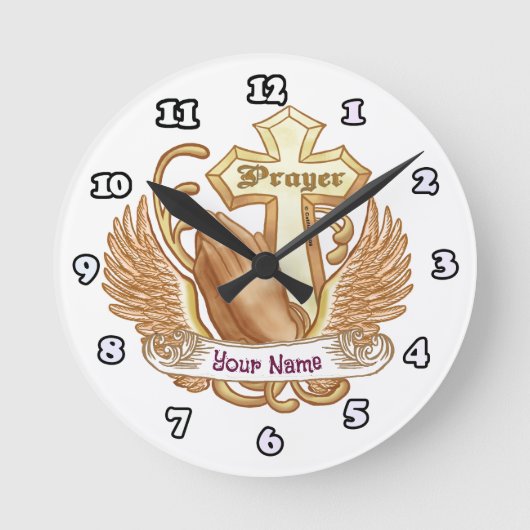 Bete immer über die Uhr (Vorderseite)