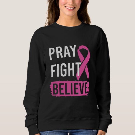 Bete Kämpfe Glaube  Sweatshirt (Vorderseite)