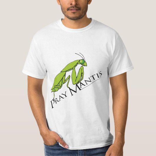 Bete Mantis green mens insect T - Shirt (Vorderseite)