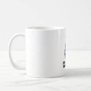 Bete mehr, sorge dich weniger Schmetterling Christ Kaffeetasse