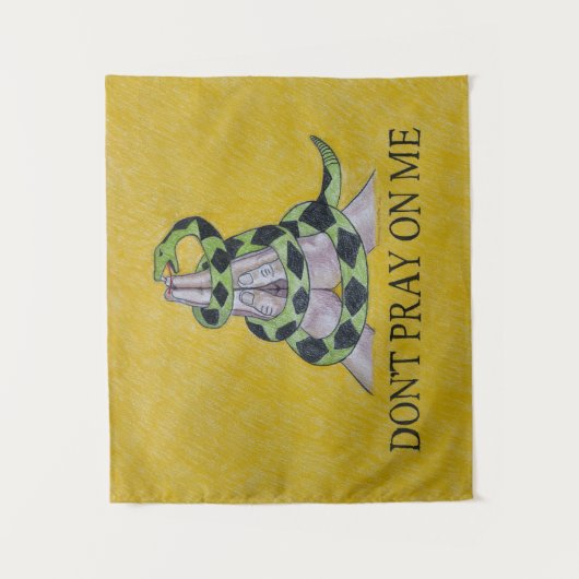 Bete mich nicht an! wandteppich (Vorderseite)