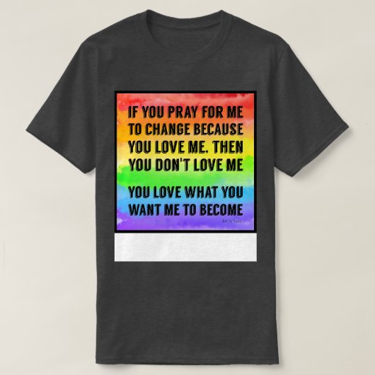 Bete nicht für mich 2 T-Shirt (Design vorne)