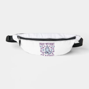 Bete Ohne Ende Florale Beterhände Shirt_1 Bauchtasche