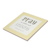 Bete ohne Unterbrechung - 1 Thes 5:17 Fliese (Seite)