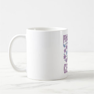 Bete ohne Unterlass Blumiges Betendes Hände Shirt_ Kaffeetasse