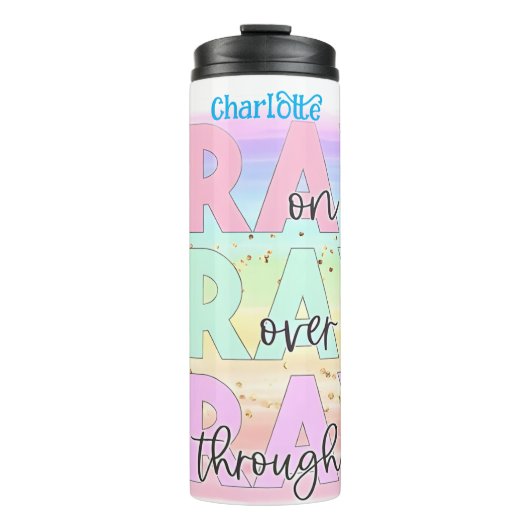 Bete: On, Over, Through it Thermosbecher (Vorderseite)