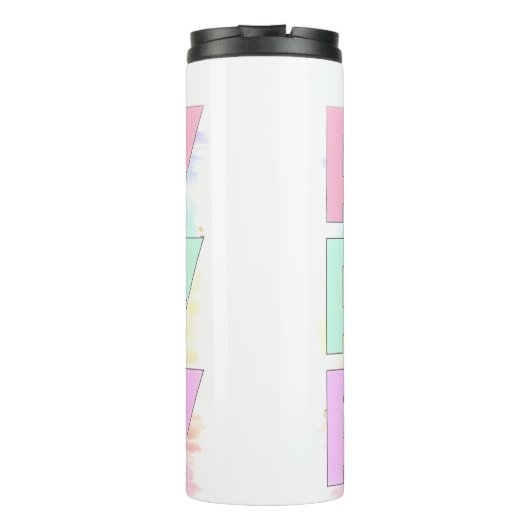 Bete: On, Over, Through it Thermosbecher (Rückseite)