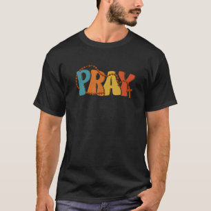 Bete Rosary Gebet Krieger Christliche Glaubensreli T-Shirt