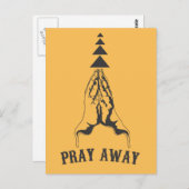 Bete weg postkarte (Vorne/Hinten)