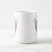 Bete zu Gott Blue Design Morph Tasse (Zentrum)