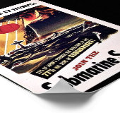 Beteiligen Sie sich am U-Boot-Dienst Poster (Ecke)