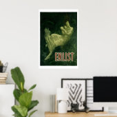 Beteiligen Sie sich Fred Spear WW1 Historischer Lu Poster (Heimbüro)