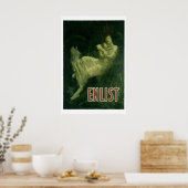 Beteiligen Sie sich Fred Spear WW1 Historischer Lu Poster (Küche)