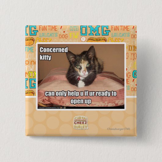 Beteiligte Miezekatze Button (Vorderseite)