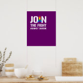 Beteiligung am Kampf gegen Selbstmord von LGBT Poster (Küche)