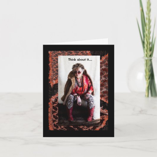 Beteiligung oder Verpflichtung wie Scham und Eierk Karte (Vorderseite)