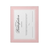 Beteiligungsnachweise Notizblock (Rotiert)