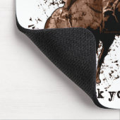 Beten am Pferderennen Mousepad (Ecke)
