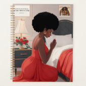 Beten der Mutter Hardcover Monatsplaner 8.5"x11" Planer (Vorderseite)