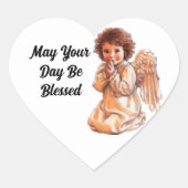 Beten des Angel Heart Sticker (Vorderseite)
