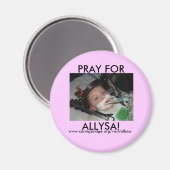 beten für allysa magnet (Vorderseite/Rückseite)