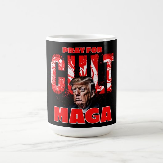 Beten für Cult MAGA Kaffeetasse (Mittel)