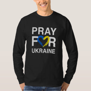 Beten für den ukrainischen Weltfrieden T-Shirt