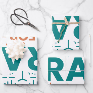 Beten für die Menschheit Geschenkpapier Set