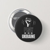 Beten für die Ukraine - Unterstützung der Ukrainer Button (Vorne & Hinten)