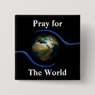 Beten für die Welt Button