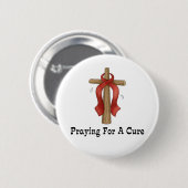 Beten für eine Heilung Button (Vorne & Hinten)