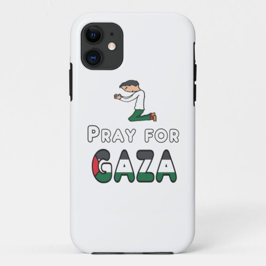 Beten für Gaza Case-Mate iPhone Hülle (Rückseite)