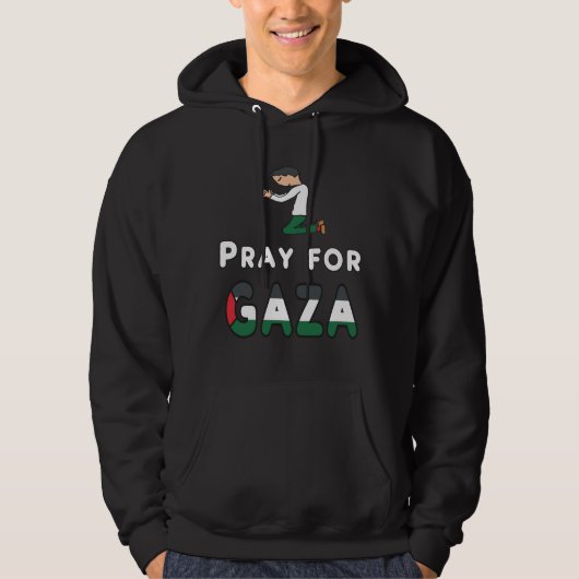 Beten für Gaza Hoodie (Vorderseite)