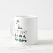 Beten für Gaza Kaffeetasse (Vorderseite Links)