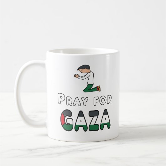 Beten für Gaza Kaffeetasse (Links)