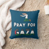 Beten für Gaza Kissen (Decke)
