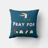 Beten für Gaza Kissen (Rückseite)