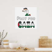 Beten für Gaza Poster (Küche)