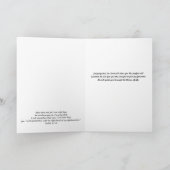 Beten für Ihre Rose Grußkarte Karte (Innenseite)