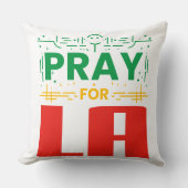 Beten für LA ・ Gebet für Los Angeles Kissen (Vorderseite)
