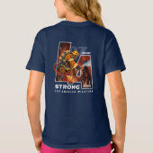 Beten für Los Angeles (2) | Kinder T-Shirt (Rückseite)