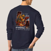 Beten für Los Angeles (2) | Men Long Sleeve T-Shirt (Rückseite)