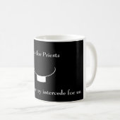 Beten für Priester Kaffeetasse (VorderseiteRechts)