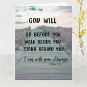 Beten für Sie Inspiration Christlich Karte (Gelbe Blume)