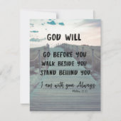 Beten für Sie Inspiration Christlich Karte (Vorderseite)